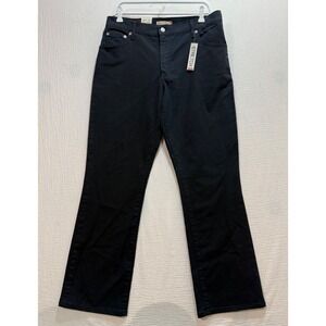 Levi's 550 Relaxed Boot Cut Women 14M Black Stretch Denim Jeans Y2K Grunge